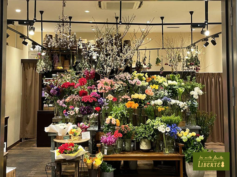 装花まで幅広く対応 「紀尾井町店」